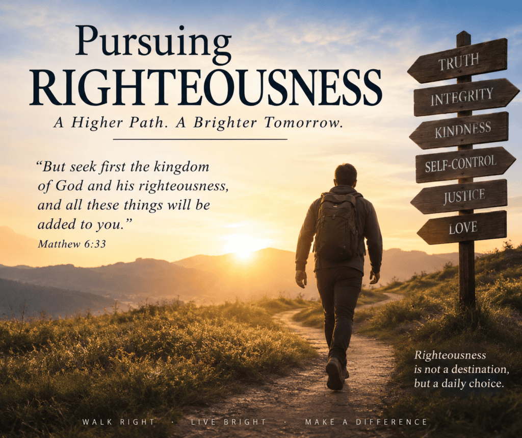 Pursuing Righteousness