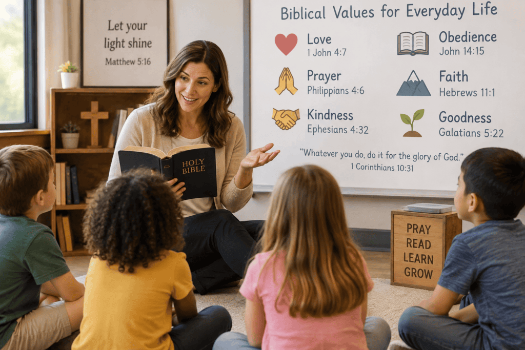teaching biblical values