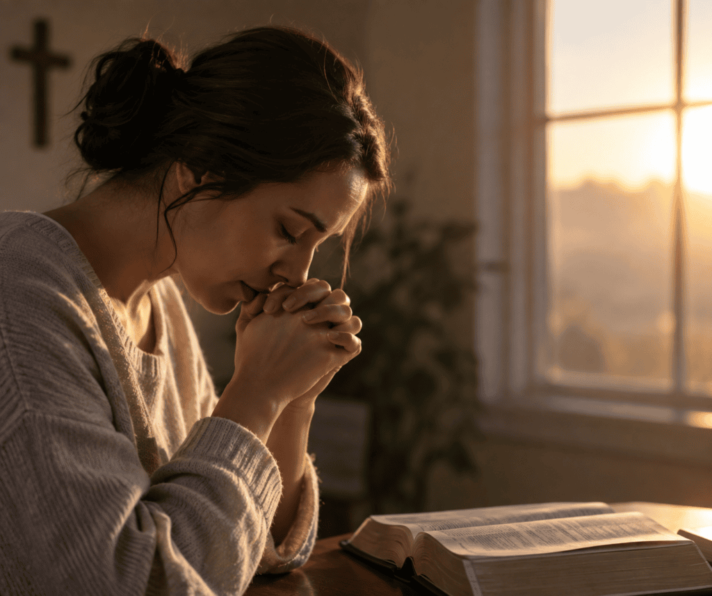 praying sincerely