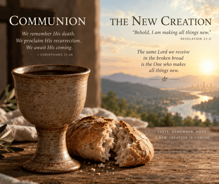 Communion and the new creation