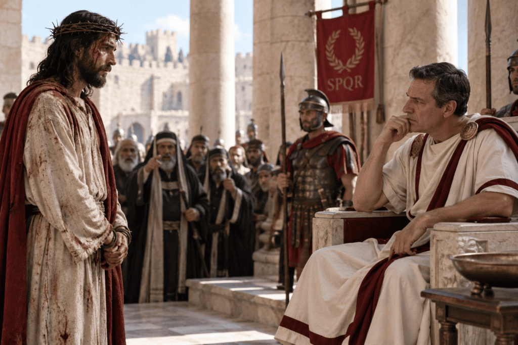 Jesus before Pilate