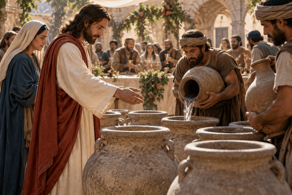 Jesus' first miracle at Cana