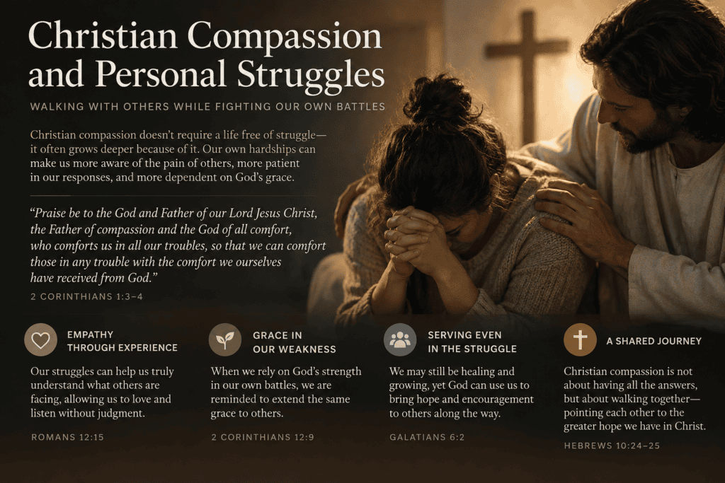 Christian compassion and personal struggles