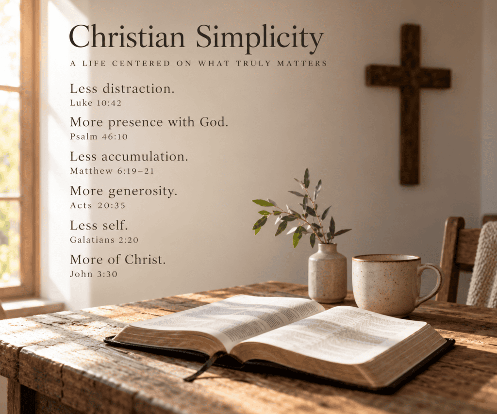 Christian simplicity