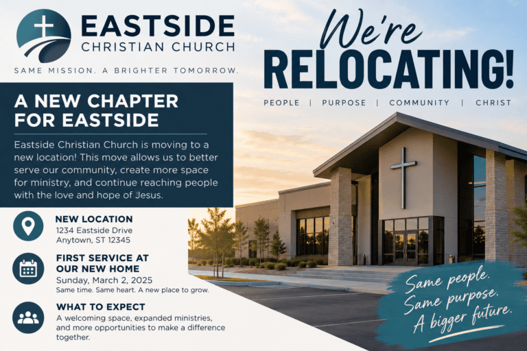 Eastside Christian Church relocation