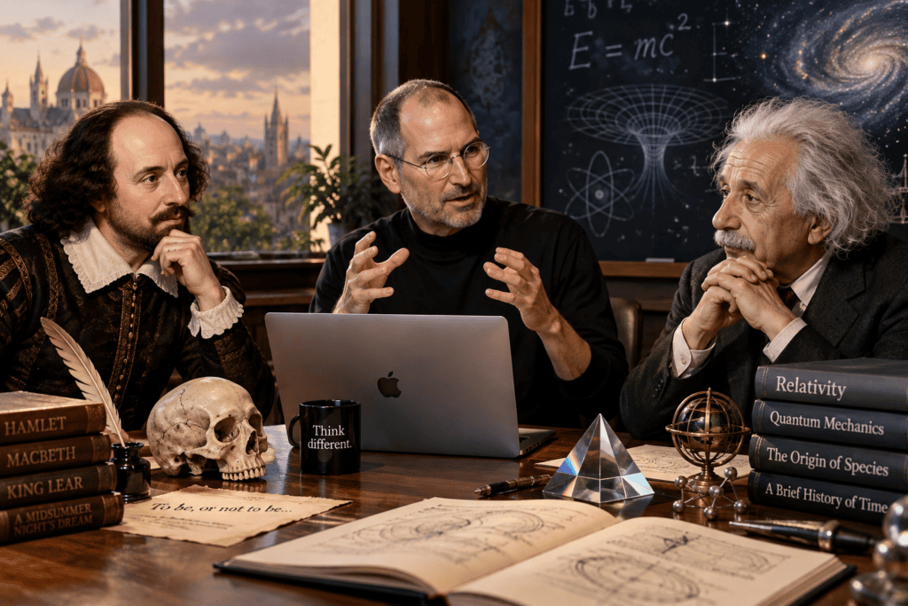 Shakespeare, Steve Jobs, and Science
