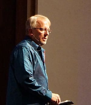 Mark Mittelberg was the featured speaker at the leadership conference sponsored by Lincoln Christian University February 21.