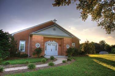 The Creswell Christian Church building