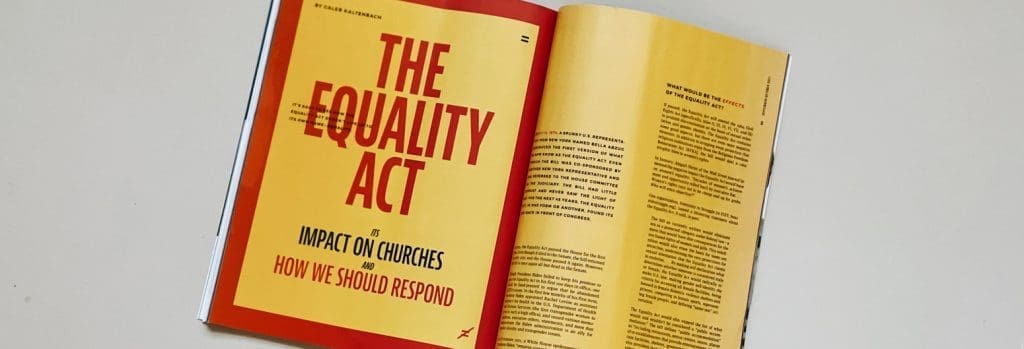 The Equality Act: Its Impact on Churches and How We Should Respond